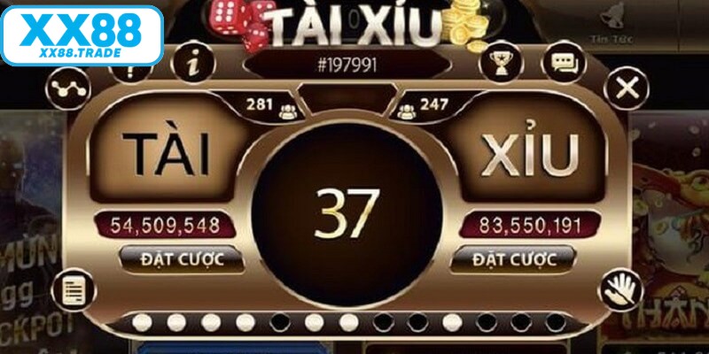 Quy trình nhập cuộc tài xỉu đã được tối giản hóa cho game thủ giải trí